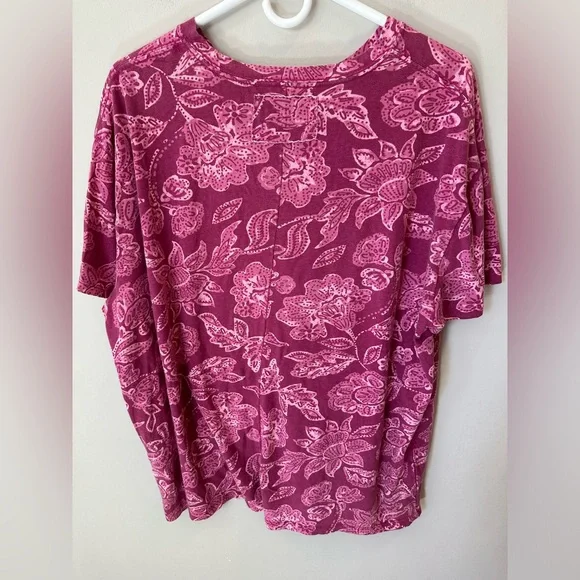 NWOT Free People We The Free Nina Printed Tee - Picture 6 of 6